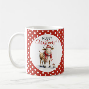 Kerst Koe Puns Koffiemok