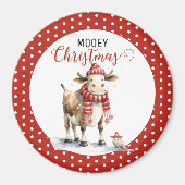 Kerst Koe Puns Magneet (Voorkant)