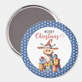 Kerst Koe Puns Magneet (Voorkant / Achterkant)