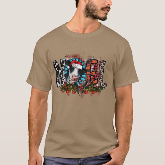 Kerst Koefamilie T-shirt (Voorkant)