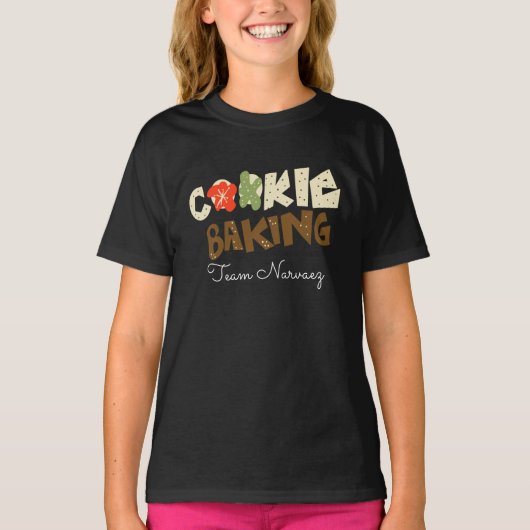 Kerst Koek Bak Team Naam Competitie    T-shirt (Voorkant)