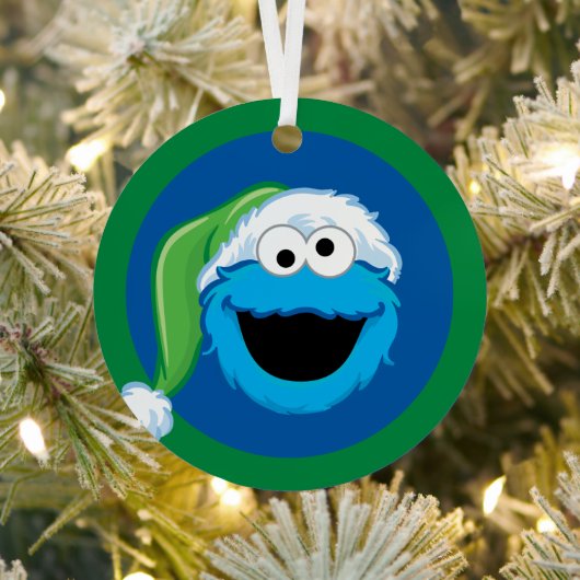 Kerst Koekiemonster Metalen Ornament (Insitu)