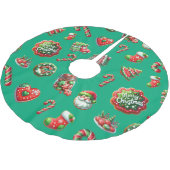 Kerst koekje bakker patroon kerstboom rok (Gekanteld)