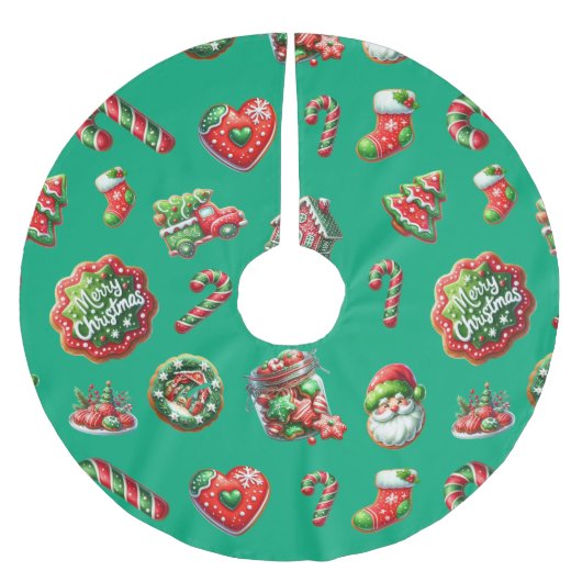 Kerst koekje bakker patroon kerstboom rok (Voorkant)