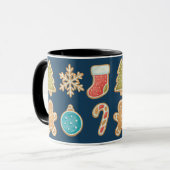Kerst Koekje Iconen | Ontbijtkoek Mok (Voorkant links)