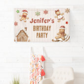 Kerst Koekje Peperkoek Verjaardag Spandoek (Insitu)