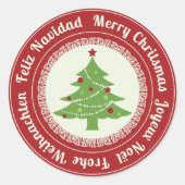 Kerst koekje swap stickers (Voorkant)