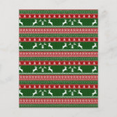 Kerst Koekje Uitwisseling Stemkaart Flyer (Achterkant)