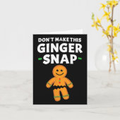 Kerst-koekje van een brood, maak deze scharnier ni kaart (Gele Bloem)