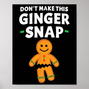 Kerst-koekje van een brood, maak deze scharnier ni poster