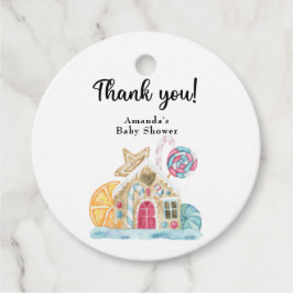 Kerst koekjeshuis - Dank u Bedankjes Labels