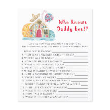 Kerst koekjeshuis - Wie kent papa het beste