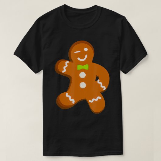 Kerst-koekjeskoekjeskoekjesvanger T-shirt (Design voorkant)