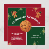 Kerst koekjesruil peperkoek man groen kaart (Voorkant / Achterkant)