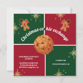 Kerst koekjesruil peperkoek man groen kaart (Voorkant)