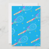 Kerst Koekjesuitwisseling Kleurrijke Vakantie Kaart (Achterkant)