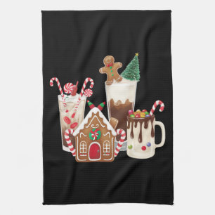 Kerst Koekkruiden Koffie Liefhebber Geschenk Kerst Theedoek