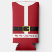 Kerst Koelbox Grappig Sinterklaas Ontwerp Seltzer Blikjeskoeler (Voorkant)