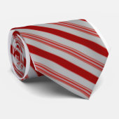 Kerst Koele Candy Cane Stropdas (Opgerold)