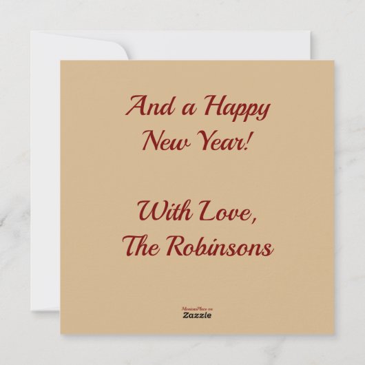 Kerst Koeroe Stier Schedel Poinsettia's Veren Feestdagenkaart (Achterkant)