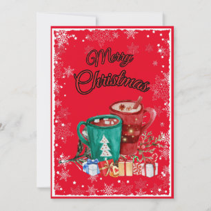 Kerst Koffie Lover Gift Kaart