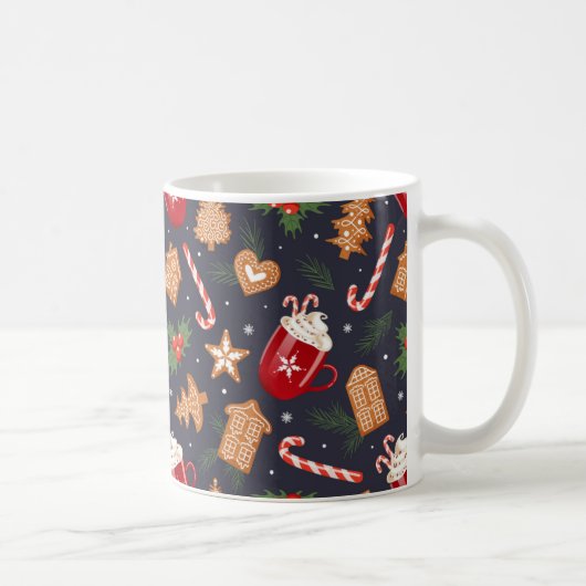 Kerst Koffie Mok Gingerbread Hot Chocolate (Rechts)