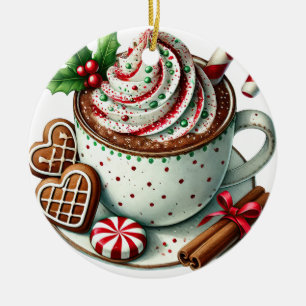 Kerst koffie ornament