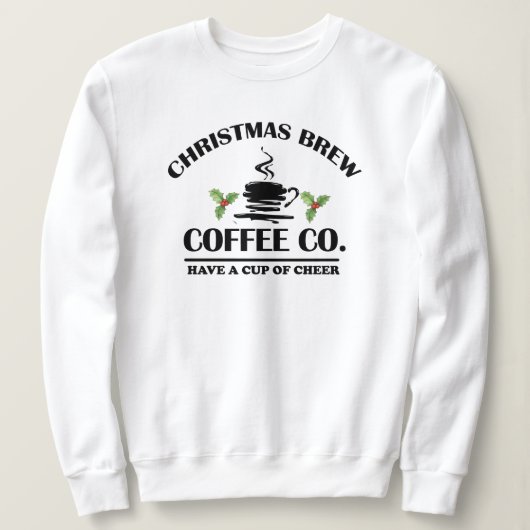 Kerst Koffie Sweatshirt - Gezellige Vrouwenvakanti (Design voorkant)