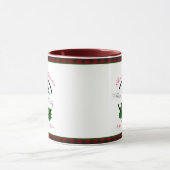 Kerst koffie winkel bord mok (Midden)