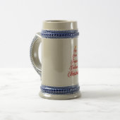 Kerst koffiemok bierpul (Voorkant links)