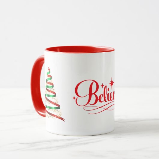 Kerst Koffiemok Mok (Voorkant links)