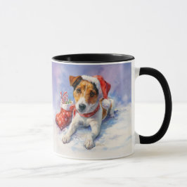 Kerst Koffiemok voor Hondenliefhebbers Mok