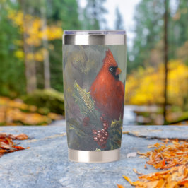 "Kerst komt eraan" kardinaal Geïsoleerde Drinkbeker
