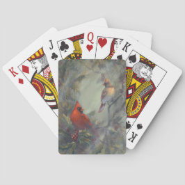 "Kerst komt eraan" Kardinaal Pokerkaarten