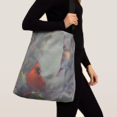 "Kerst komt eraan" Kardinalen Crossbody Tas (Dichtbij)
