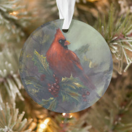 "Kerst komt eraan" Kardinalen Ornament