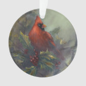 "Kerst komt eraan" Kardinalen Ornament (voorkant)