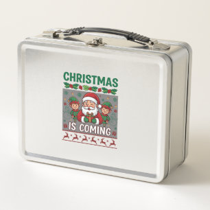 Kerst komt eraan Kerstman Elfen Rendieren