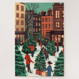 Kerst komt eraan legpuzzel