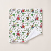 Kerst komt, maar een keer per jaar badhanddoeken bad handdoek (Wasdoekje)