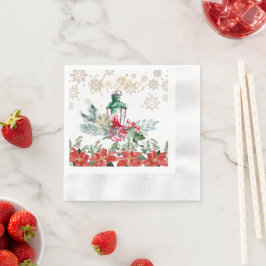 Kerst komt naar ons, Rood decoratie Servet