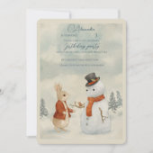 Kerst Konijn Peter verjaardag Kaart (Voorkant)