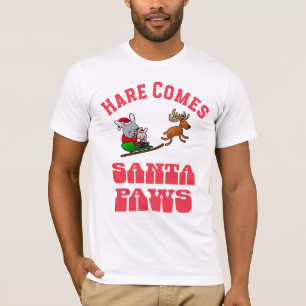Kerst, Konijn thema Canvas T-shirt
