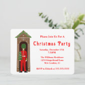 Kerst Koninklijke Garde met peperkoek huis Kaart (Staand voorkant)