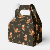 Kerst Kookaburra Aquarel Bedankdoosjes (Achterkant)