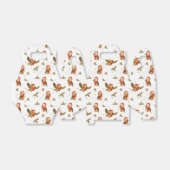 Kerst Kookaburra Aquarel Bedankdoosjes (Uitgevouwen)