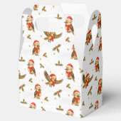 Kerst Kookaburra Aquarel Bedankdoosjes (Geopend)