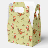 Kerst Kookaburra Aquarel Bedankdoosjes (Geopend)