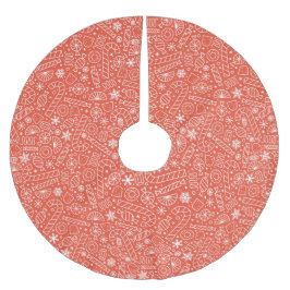 Kerst Kookboom Vloerkleed - Rood Kerstboom Rok