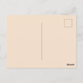 Kerst kookhuis briefkaart (Achterkant)